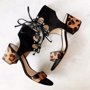 Schutz Leopard Darby Heels